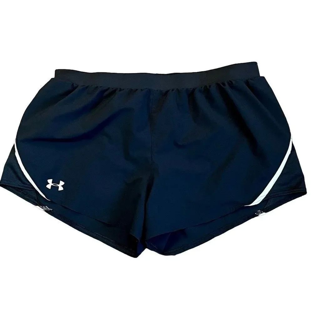 Under Armour Women’s Athletic Active Black Loose Shorts XL